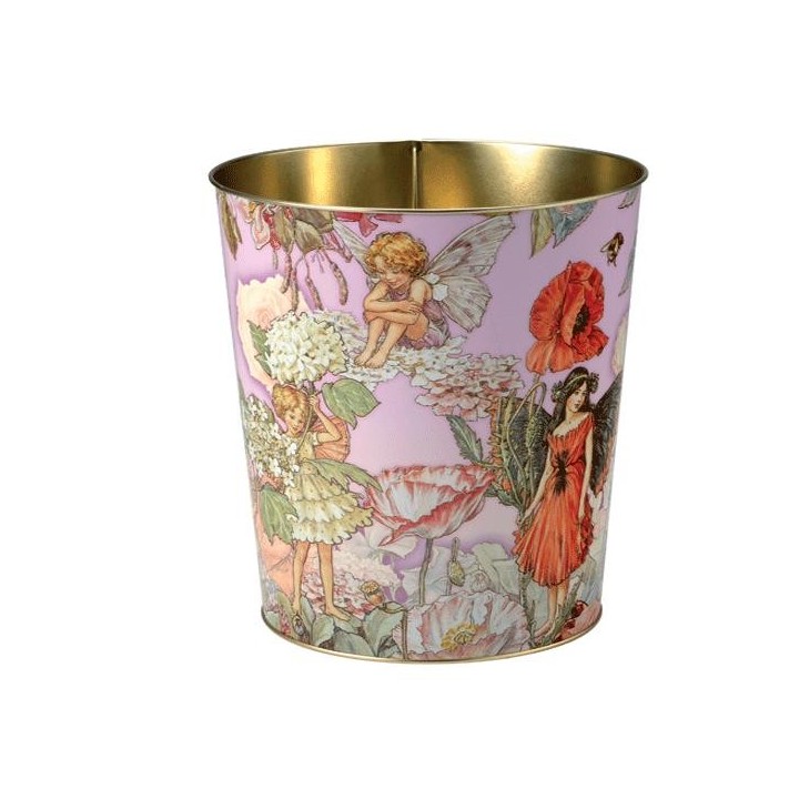 Papelera de Hadas Flores.