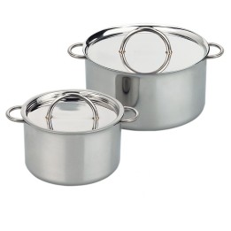 Olla grande de acero inoxidable