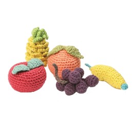 Frutas de ganchillo