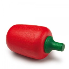 Pimiento rojo de madera