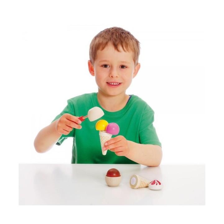 Pack helados de madera