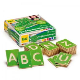 Letras mayúsculas con surco