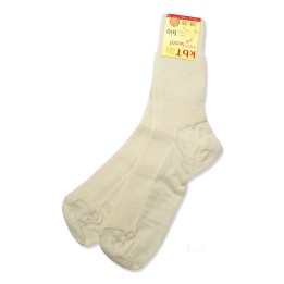 Los calcetines están hechos de 100% lana alemana.