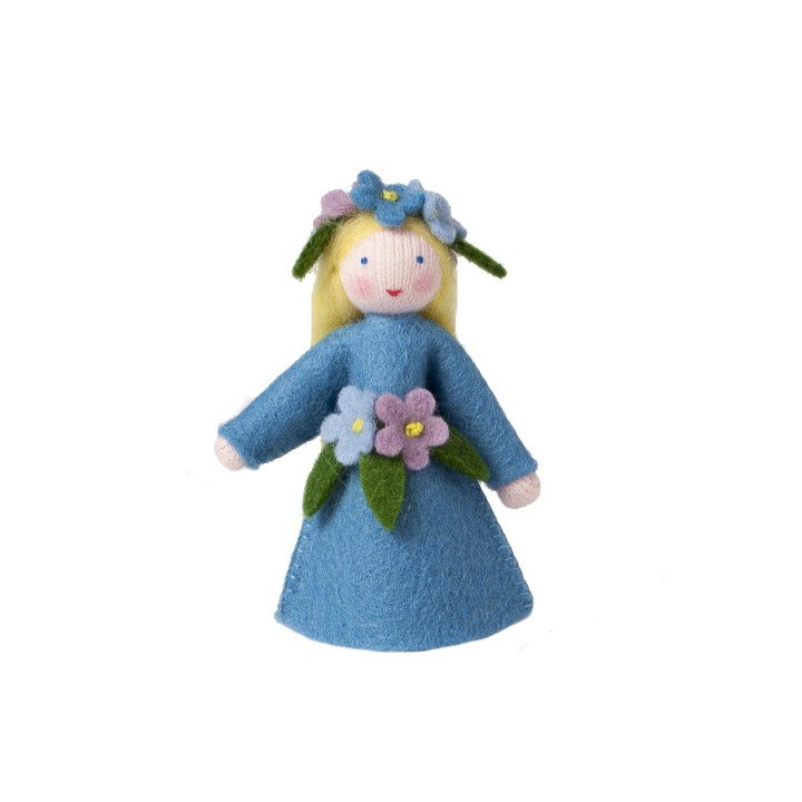 Muñeca flor No me olvides