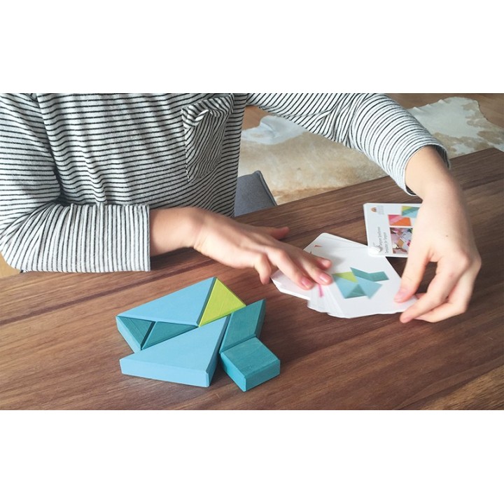 Puzzle Tangram de madera
