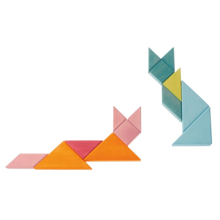 Puzzle Tangram de madera