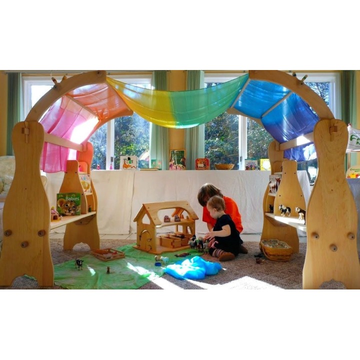 Pañuelo de juego de seda gigante
