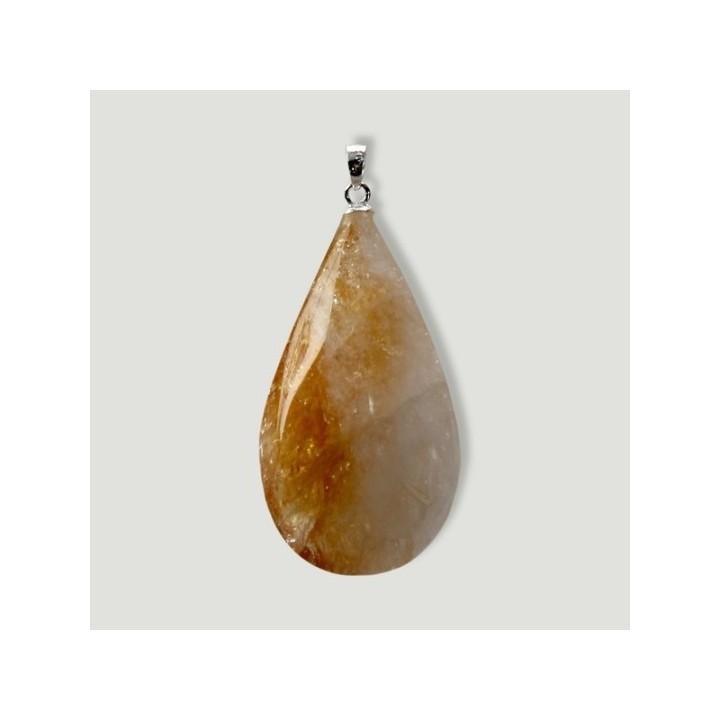 Colgante de plata Citrino
