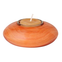 Portavelas de madera