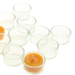 Soporte de cristal para velas de té
