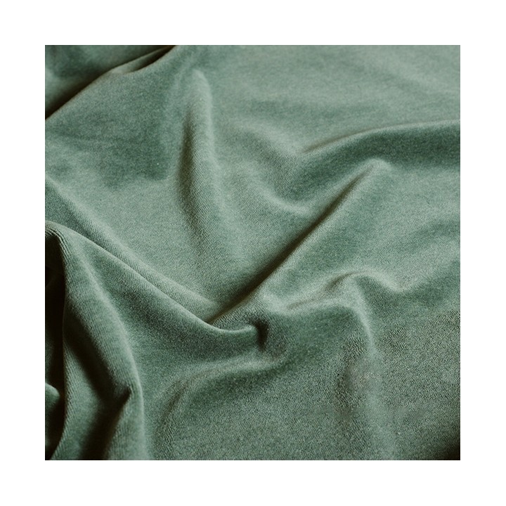 Tela terciopelo de algodón orgánico