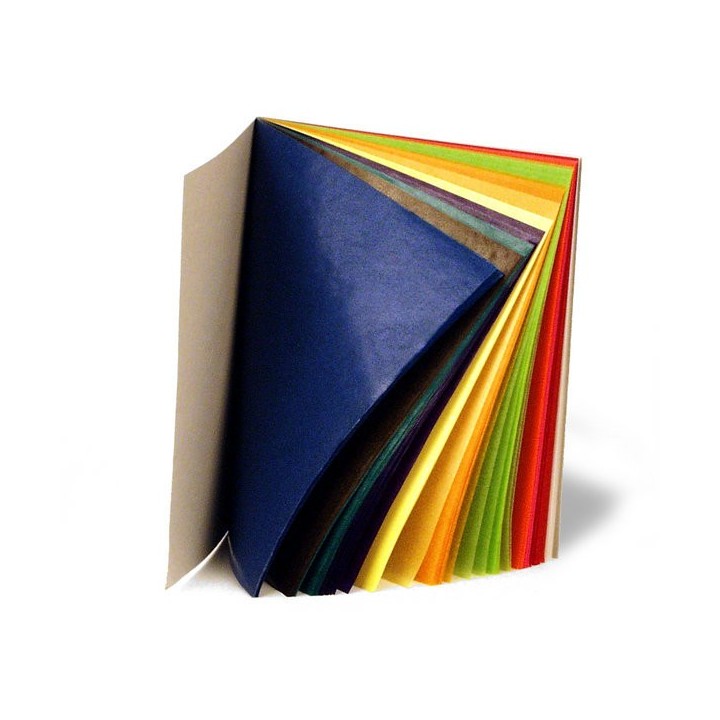Papel de cera 16x16cm - bloque de 100 hojas.