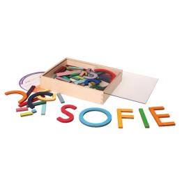 Juego de letras de madera