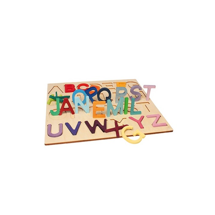 Abecedario de madera