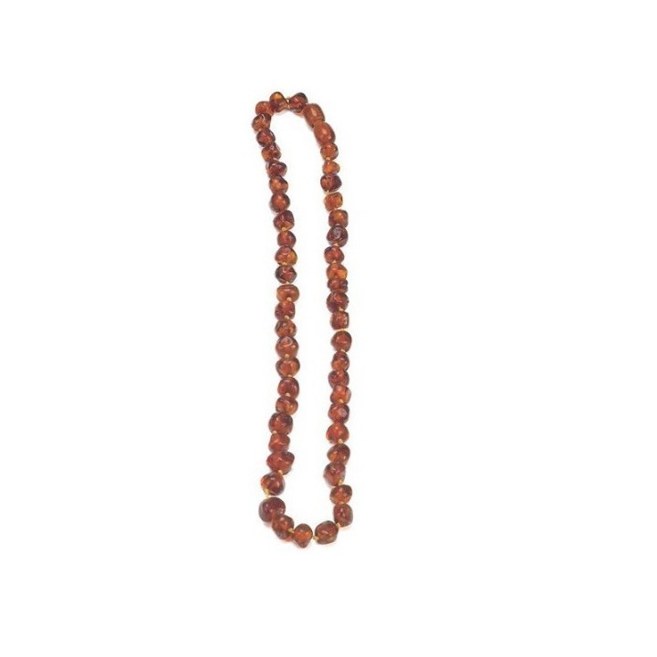 Collar de ambar marrón