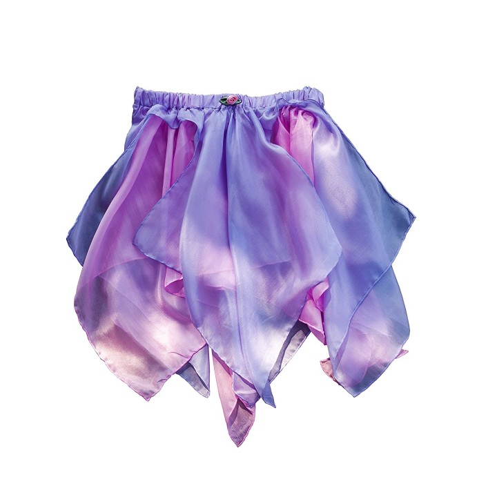 Falda de seda reversible