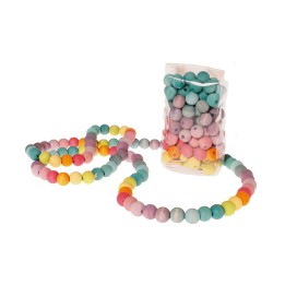 Bolitas de madera pastel 12 mm