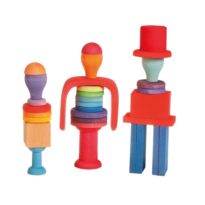 Bobinas de madera arco iris