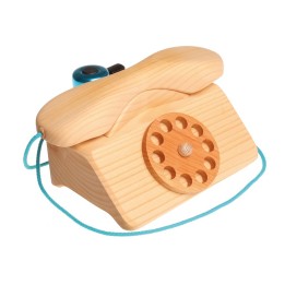 Teléfono de madera