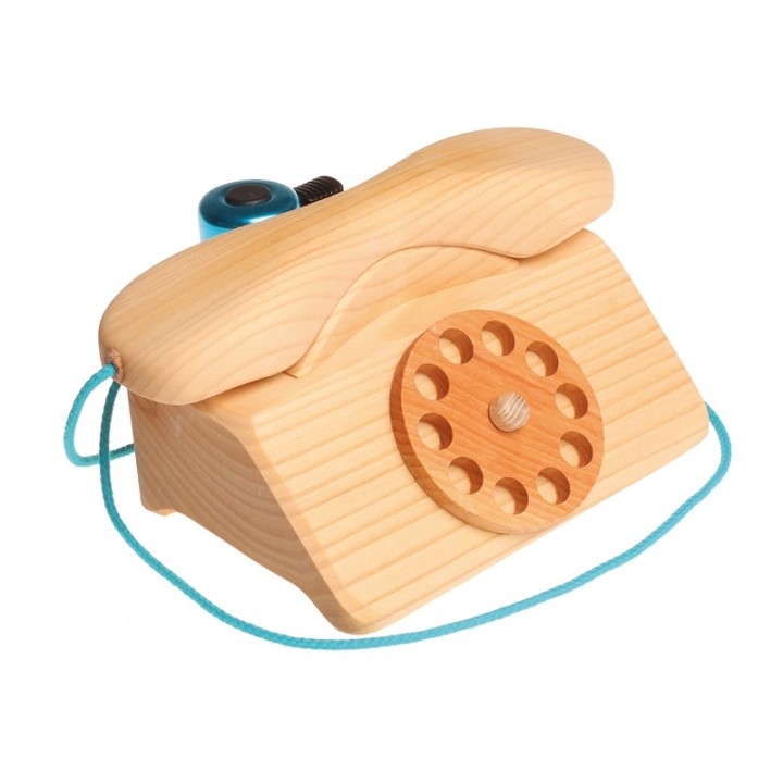 Teléfono de madera