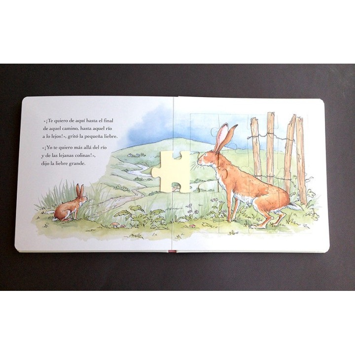 Adivina cuánto te quiero libro puzzle