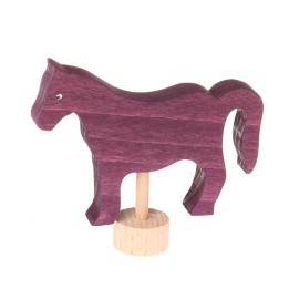 Figura de madera caballo
