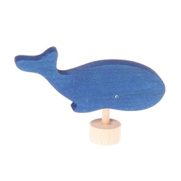 Figura de madera ballena