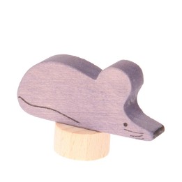 Figura de madera ratón