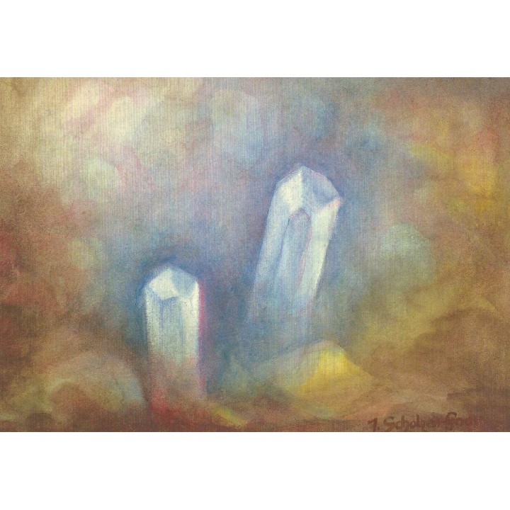 Postal - entre cristales