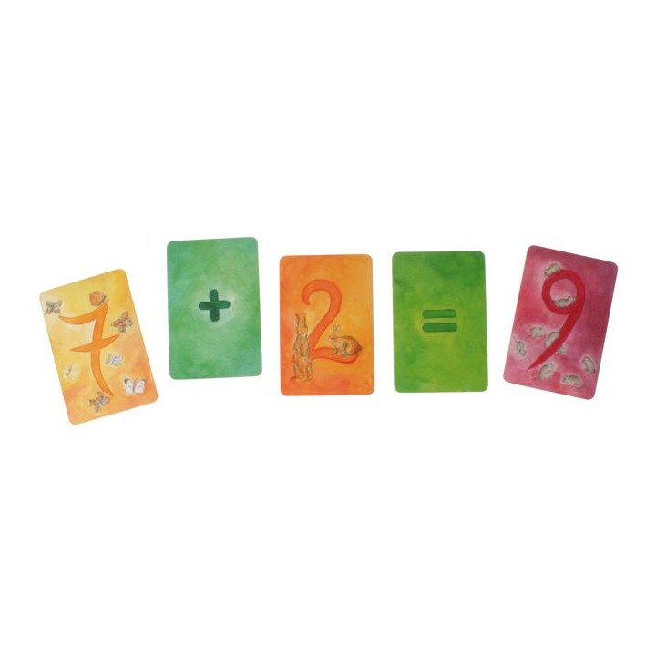 Tarjetas con números suplementario grimms