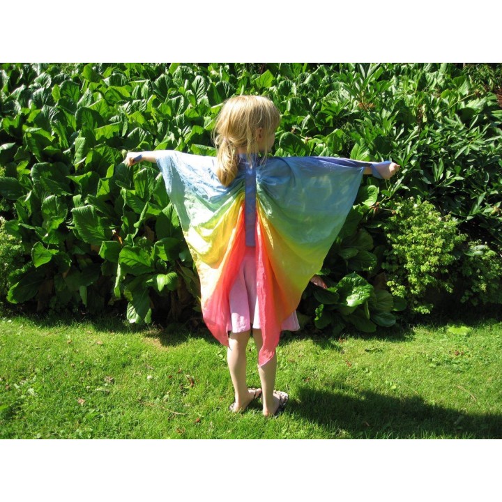 Alas de mariposa arcoiris sarahs silk
