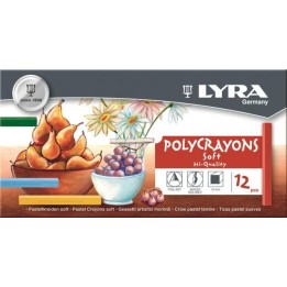 Barras de pastel Polycrayons 12