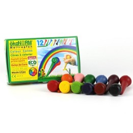 Gotas de cera 12 colores Ökonorm