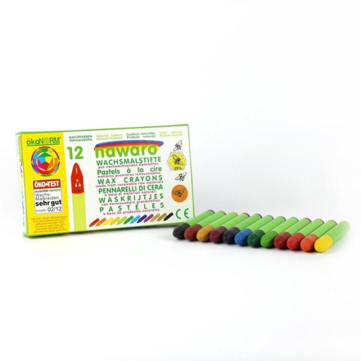 Lápices de cera 12 colores Ökonorm