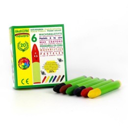 Lápices de cera 6 colores Ökonorm