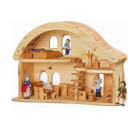 Casa de muñecas con terasa