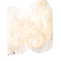 Chal de seda chiffon - color arena