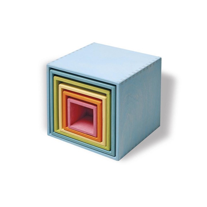 Cubos apilables pastel Grimms