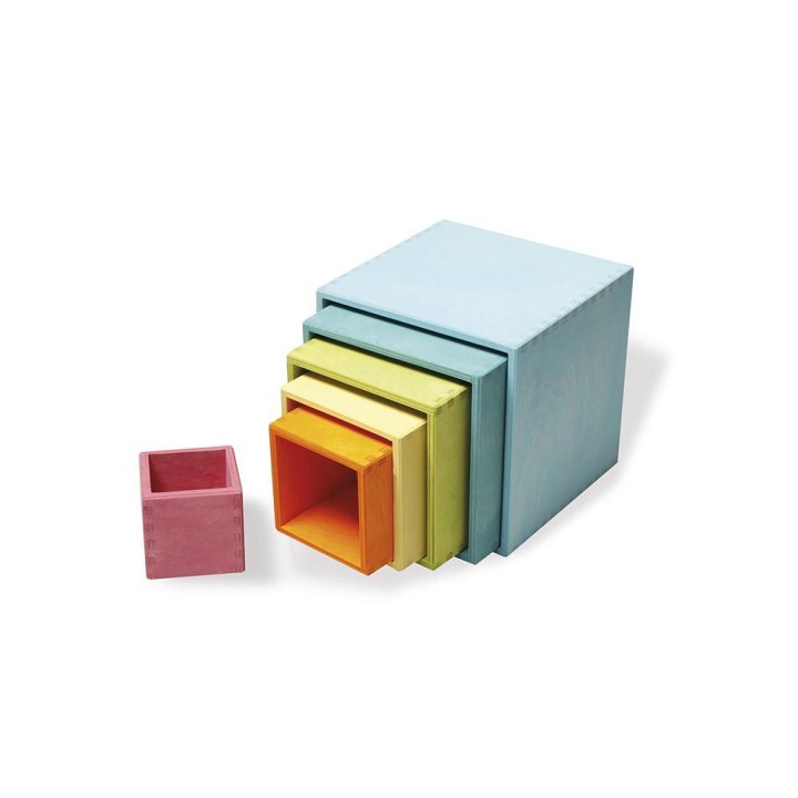 Cubos apilables pastel Grimms