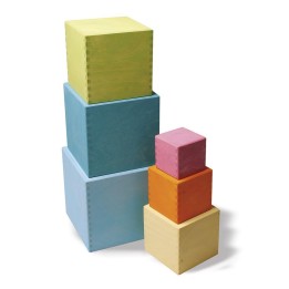 Cubos apilables pastel Grimms
