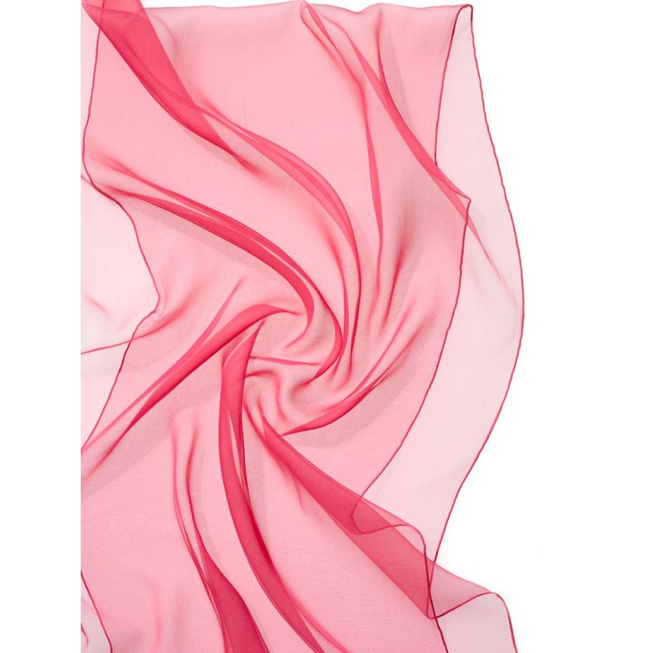 Chal de seda chiffon - azalea