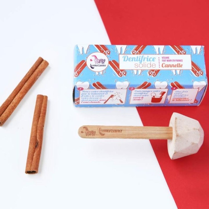 Dentífrico sólido con canela
