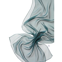 Chal de seda chiffon - jaspe