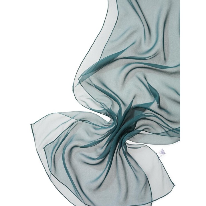 Chal de seda chiffon - jaspe