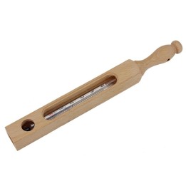 Termómetro de madera
