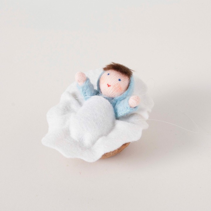 Bebe nuez azul
