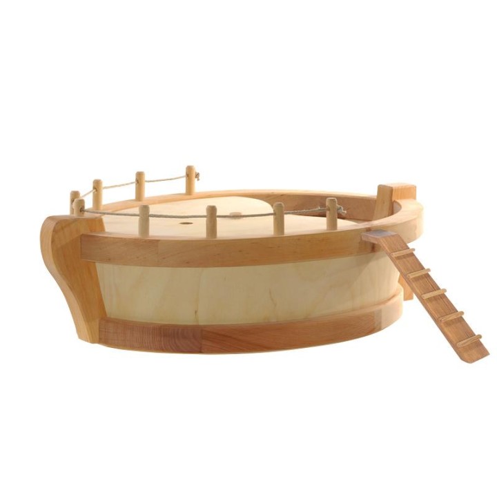 Barco con escalera