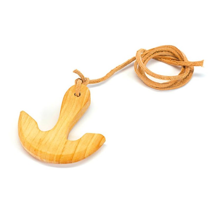 El ancla de madera