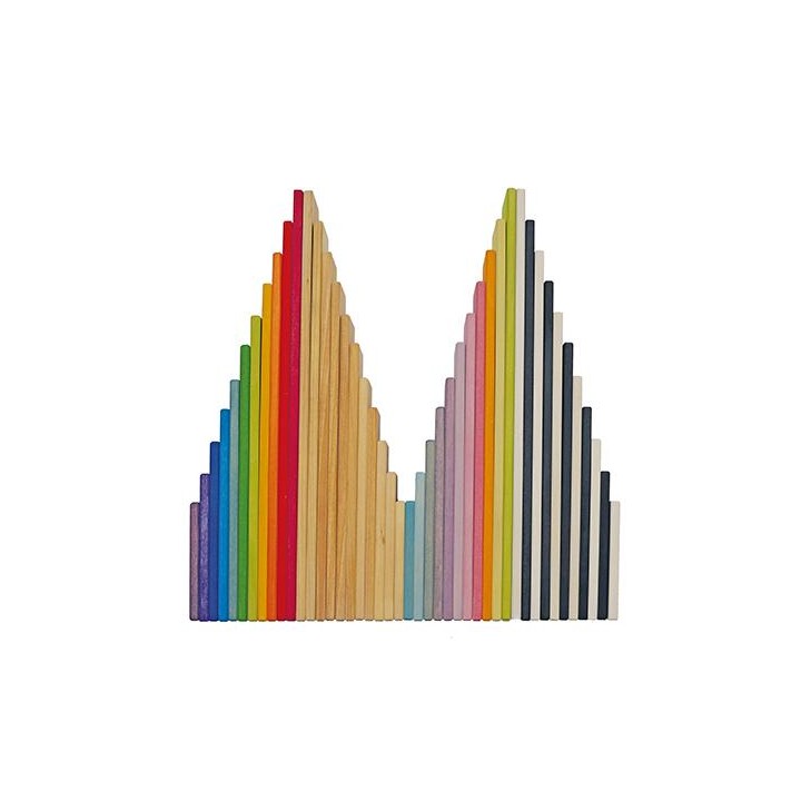 Tablones pastel para Arco Iris Waldorf Grimms