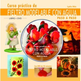 Curso práctico de fieltro modelable con aguja + DVD